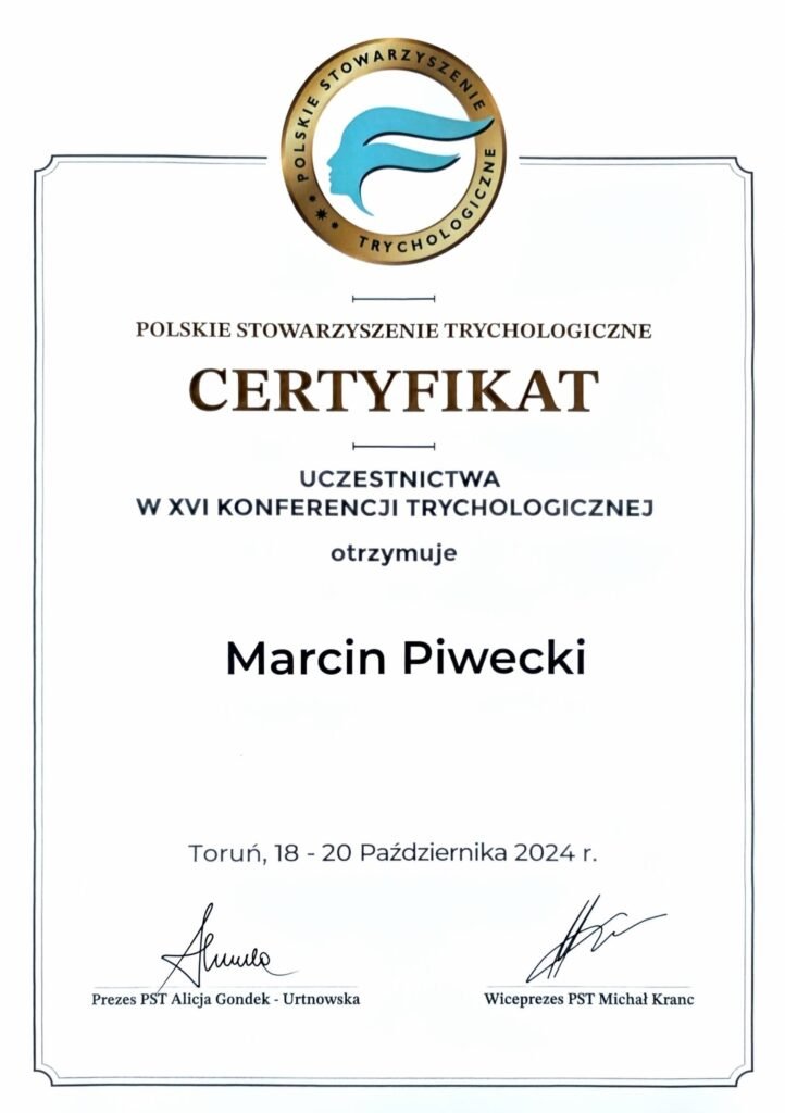 Marcin Piwecki dyplom