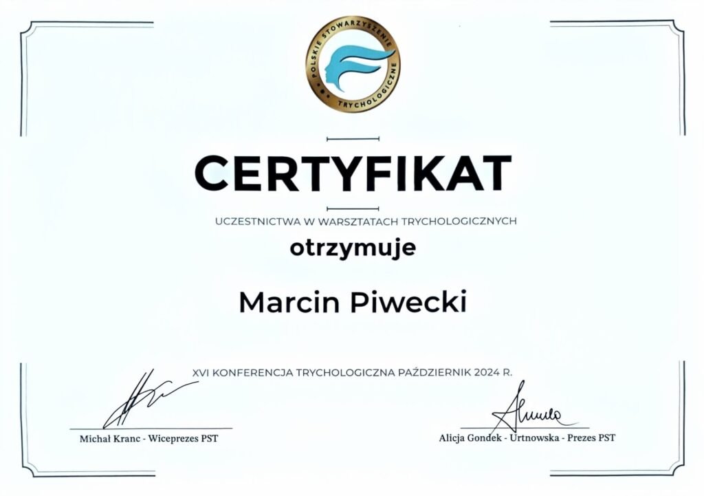 Marcin Piwecki dyplom