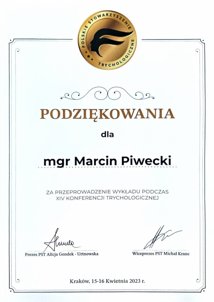 Marcin Piwecki dyplom
