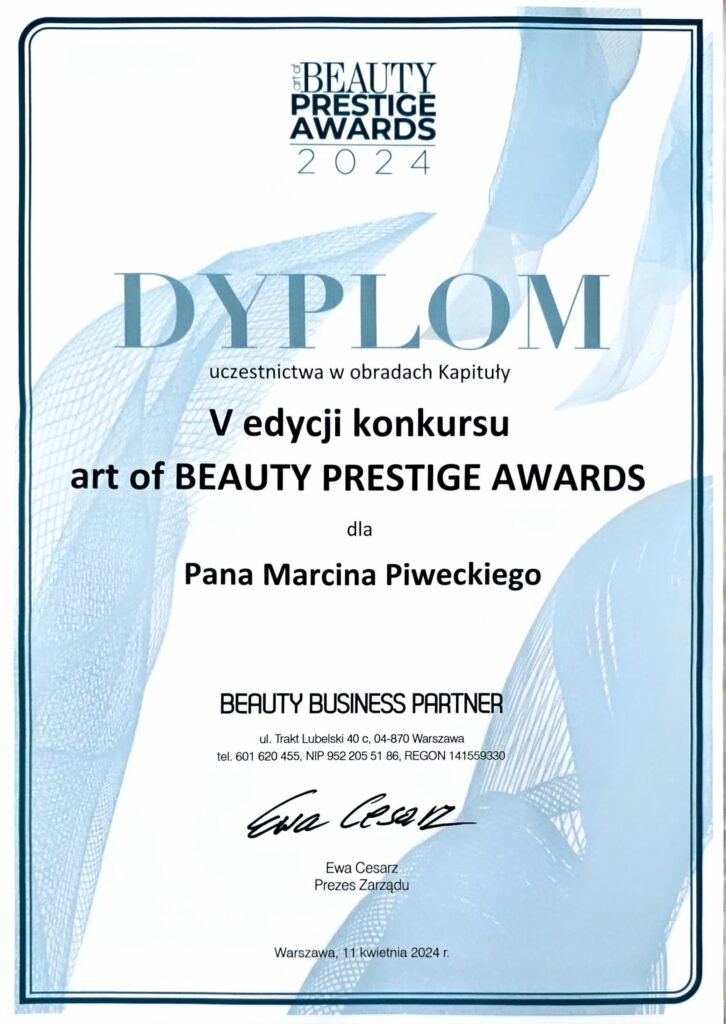 Marcin Piwecki dyplom